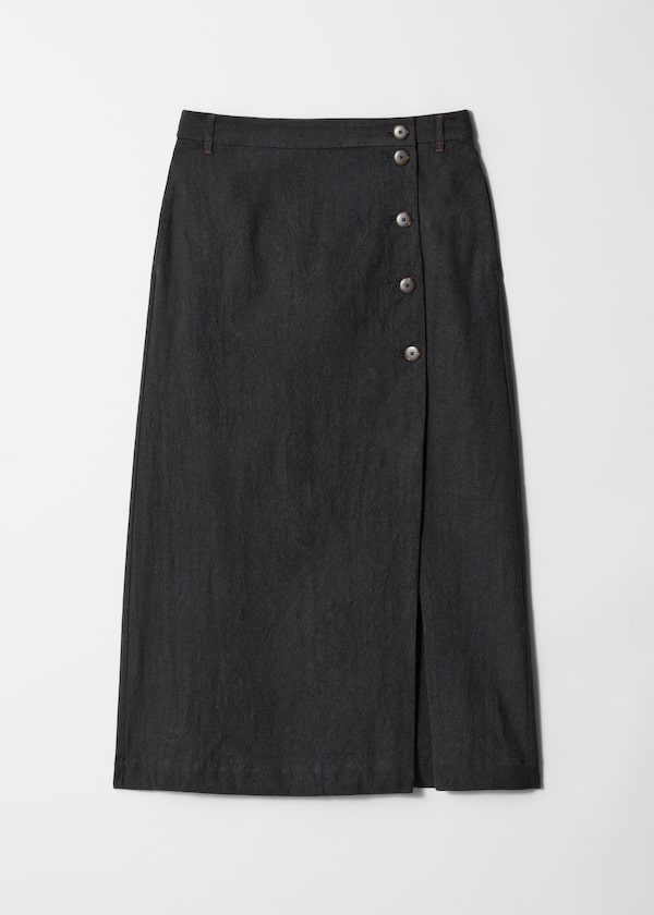 A-Line Midi Skirt