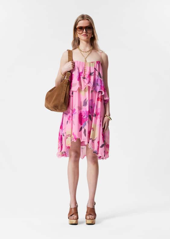 Ruffle Mini Dress
