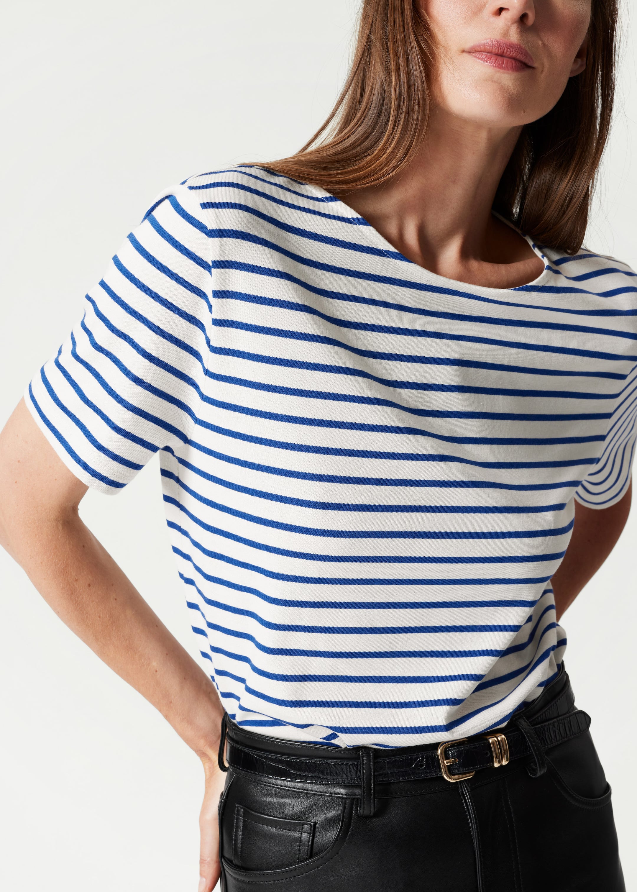 Striped T-Shirt - Black/White Striped - Lookbook