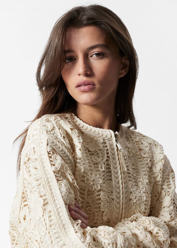 Boxy Braided Jacket