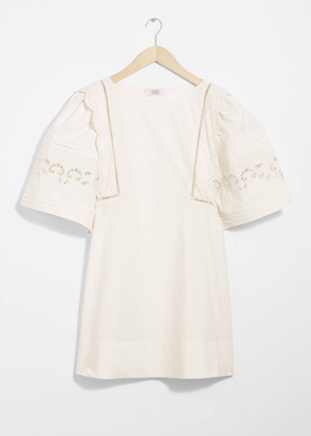 SCORPIUS White Chiffon Printed Waisted mini Dress main image 1
