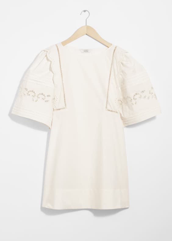 Scalloped Mini Dress