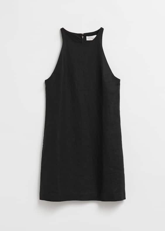 Linen A-Line Dress