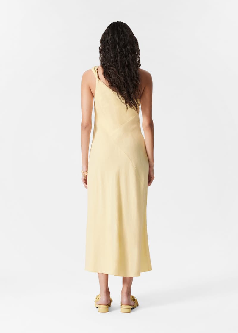 One-Shoulder Midi Dress