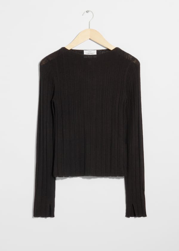 Sheer Merino Top