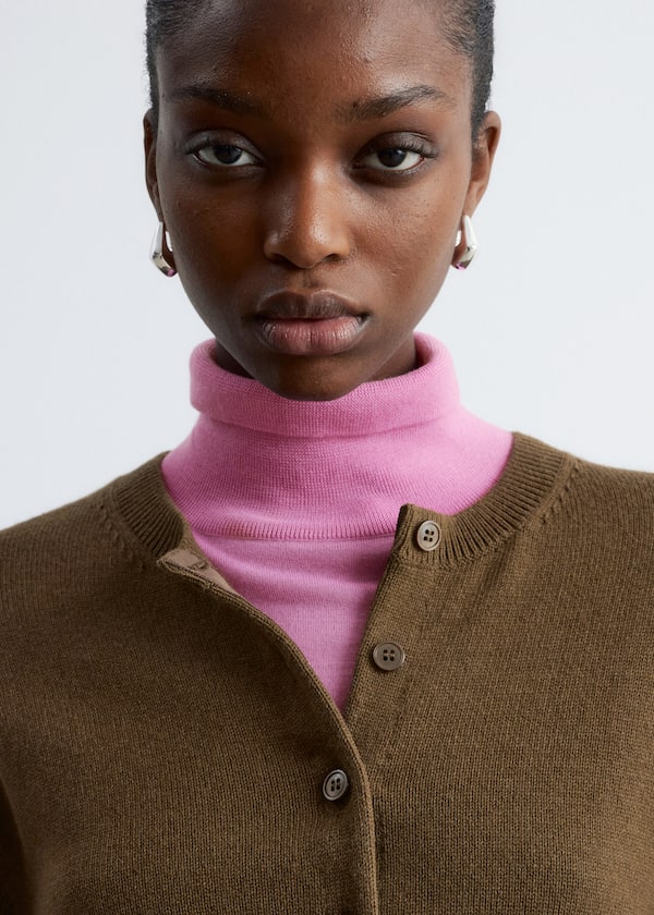 Wool-Blend Cardigan