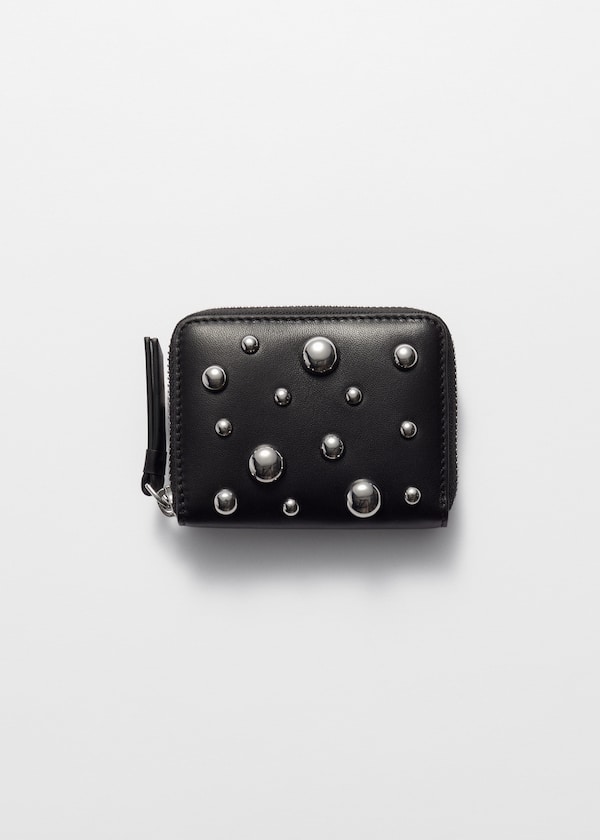 Studded Leather Wallet