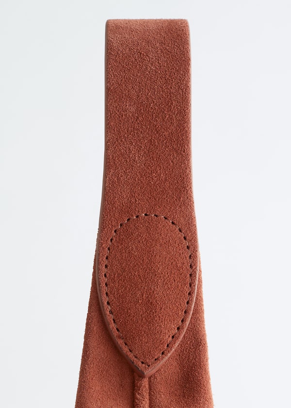 Large Suede Tote Bag
