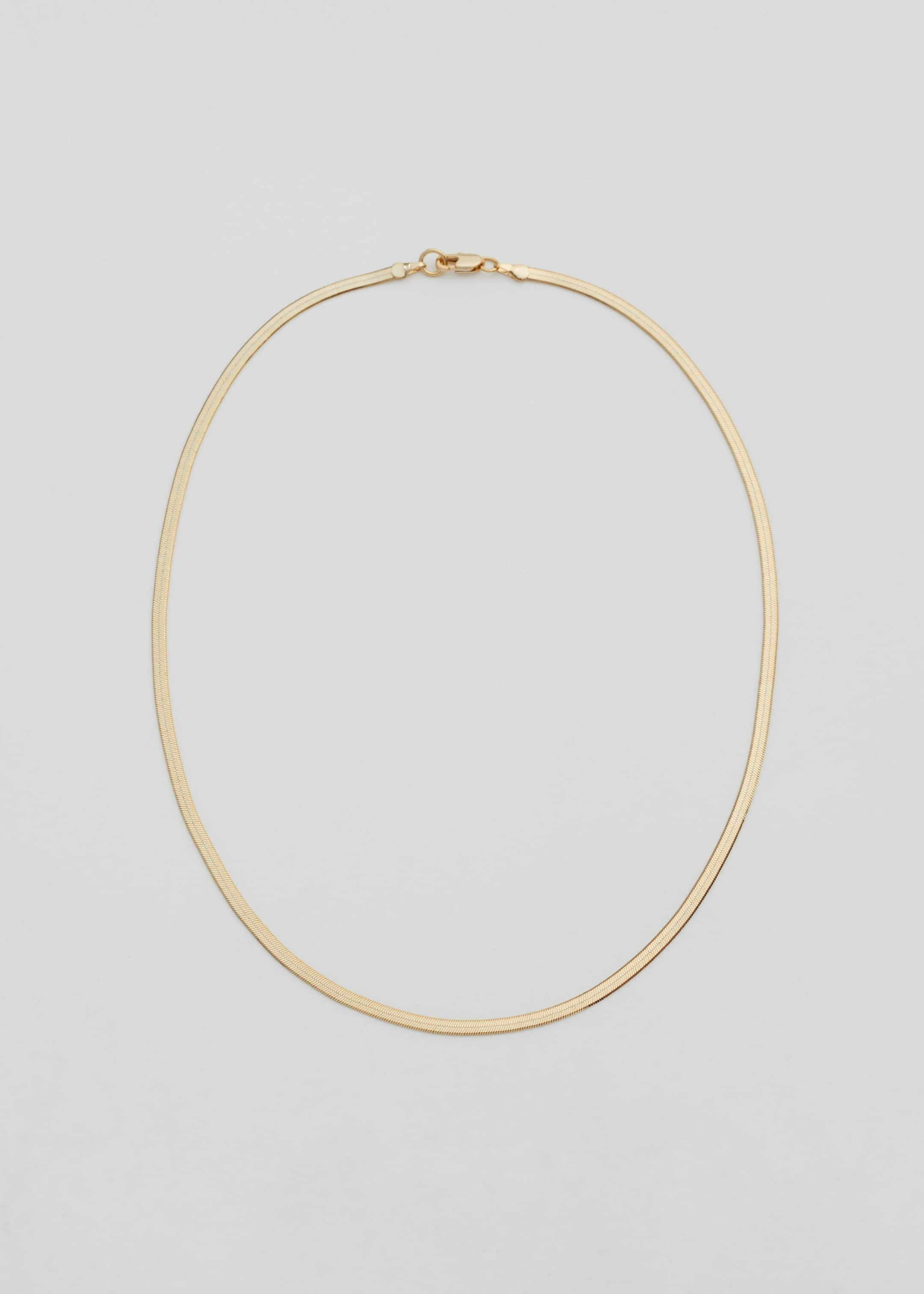 Snake Chain Necklace - Gold - Still Life