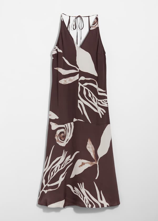 Halterneck Midi Dress
