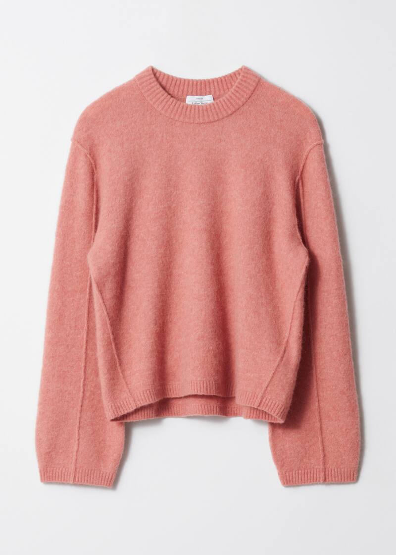 RADIANCE ALPACA KNIT - NEON CORAL