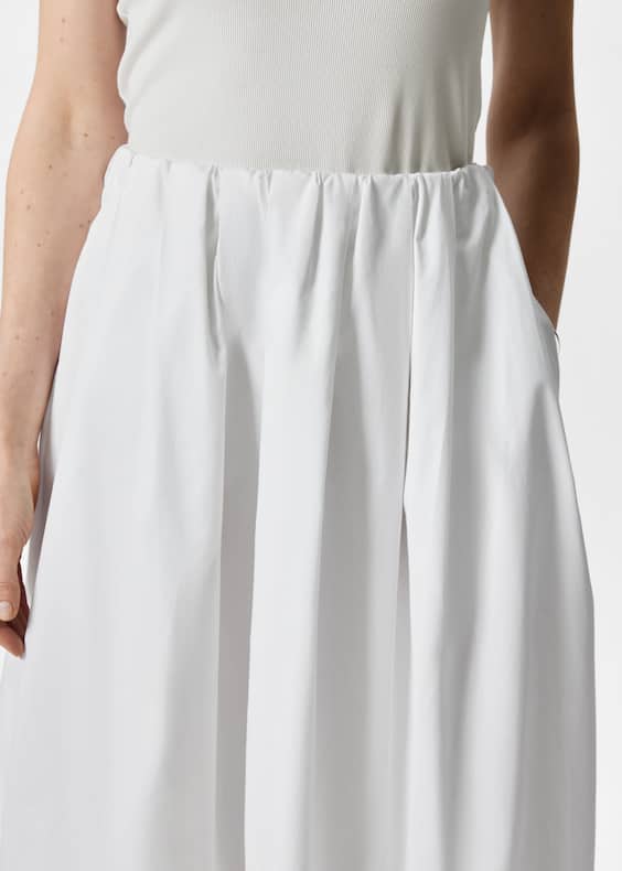 A-Line Midi Skirt