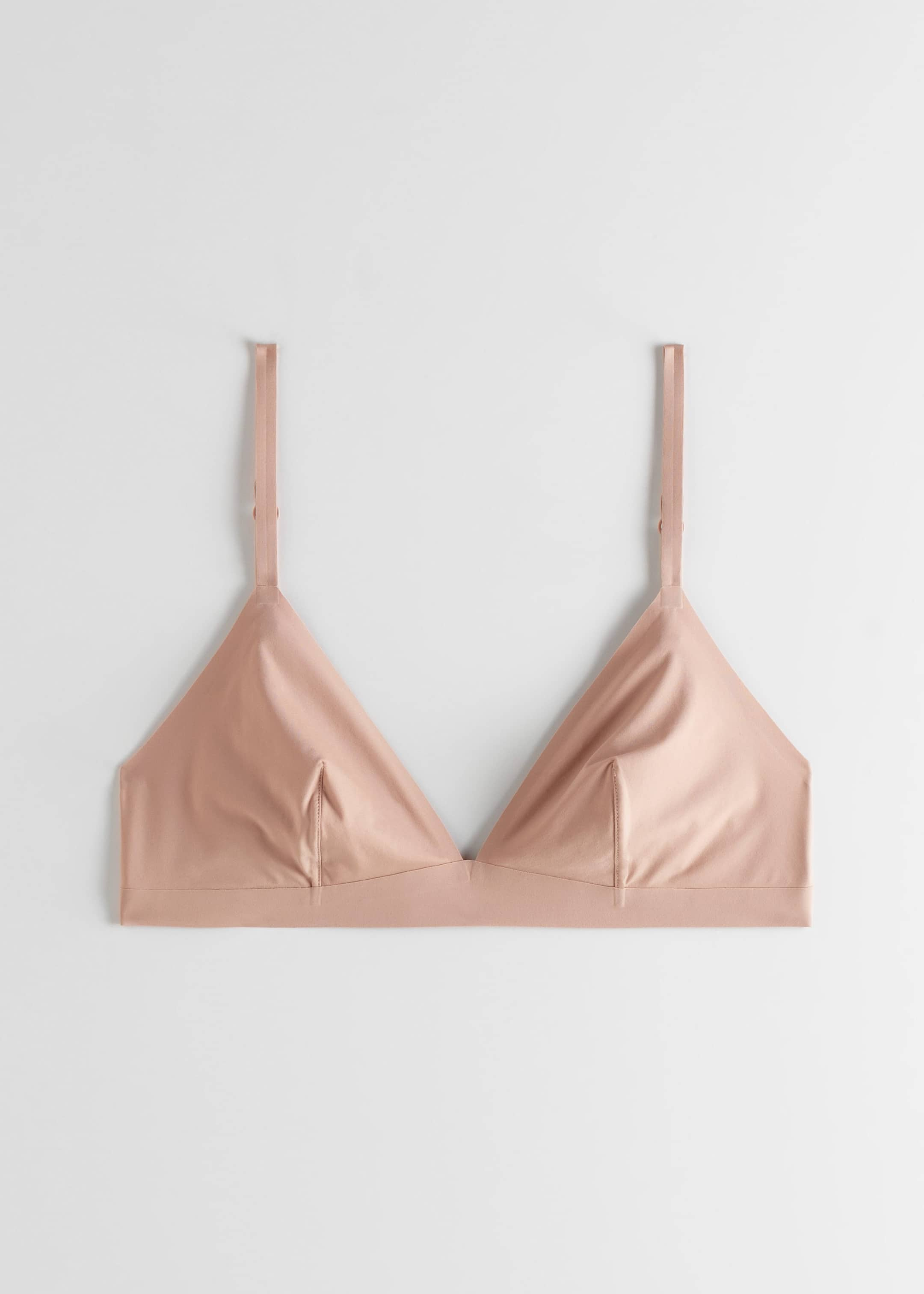 Seamless Soft Triangle Bra - Dark Brown - Still Life