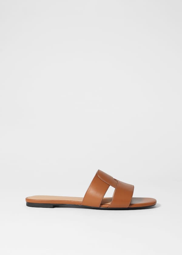 Leather Slides