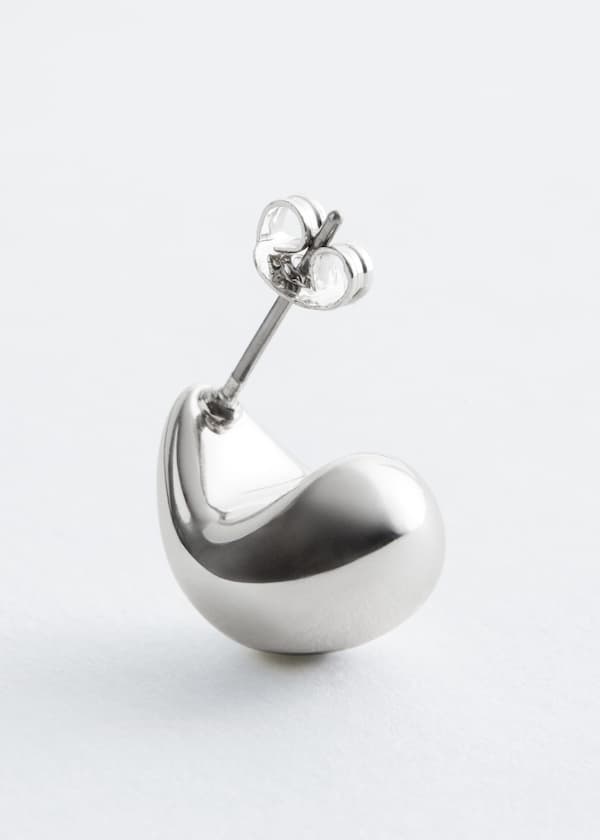Curved Teardrop Earrings