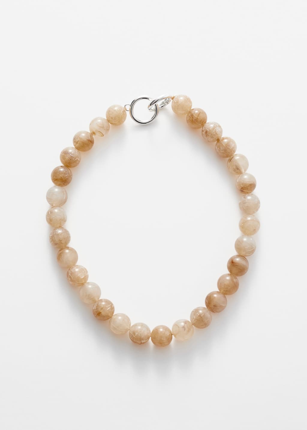 Short Stone Bead Necklace - Amber - Necklaces - & Other Stories