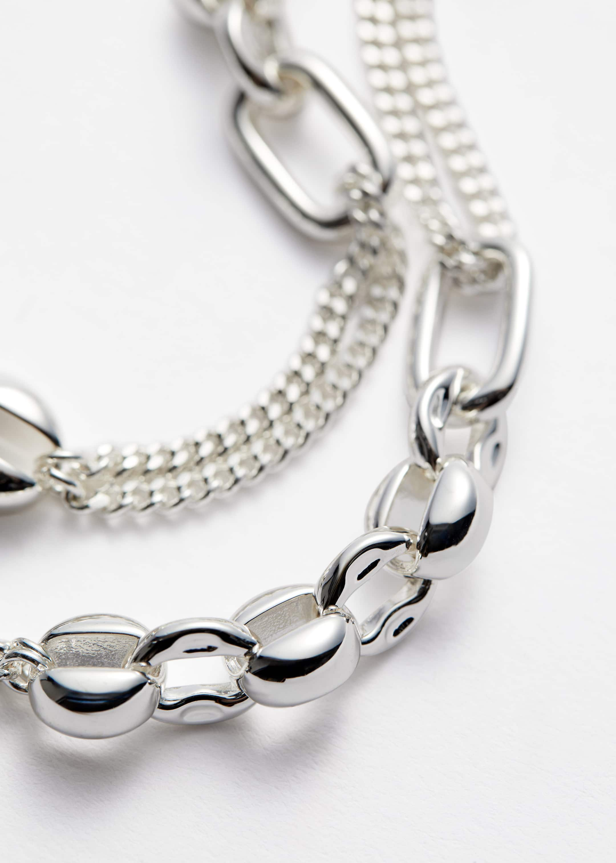 Mixed Chain Necklace - {{variantName}} - Descriptive Detail