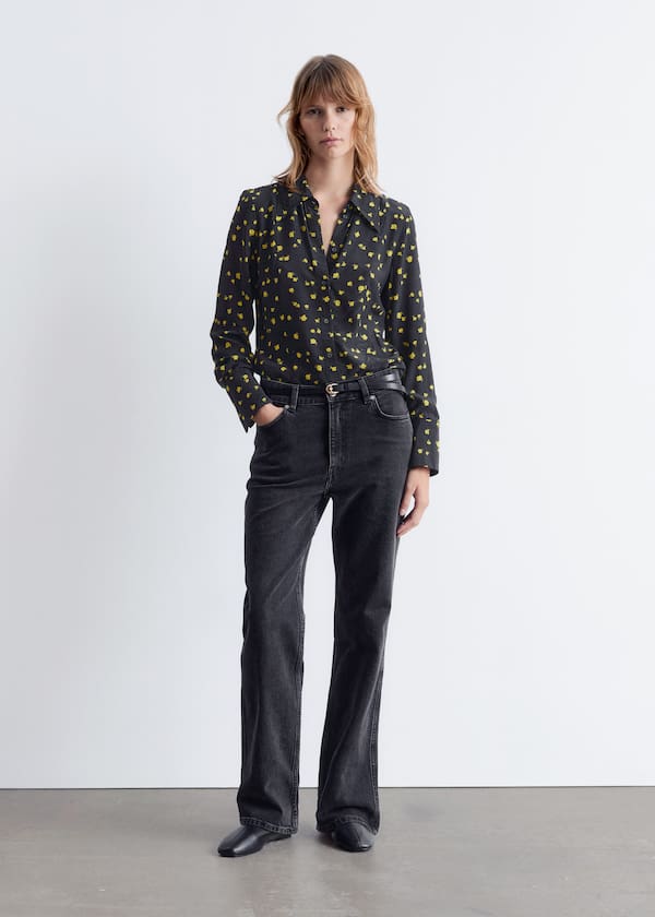 Tapered Silk Shirt