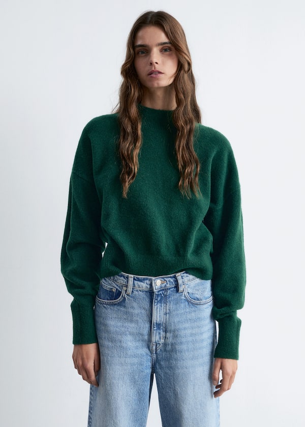 Mock-Neck Sweater