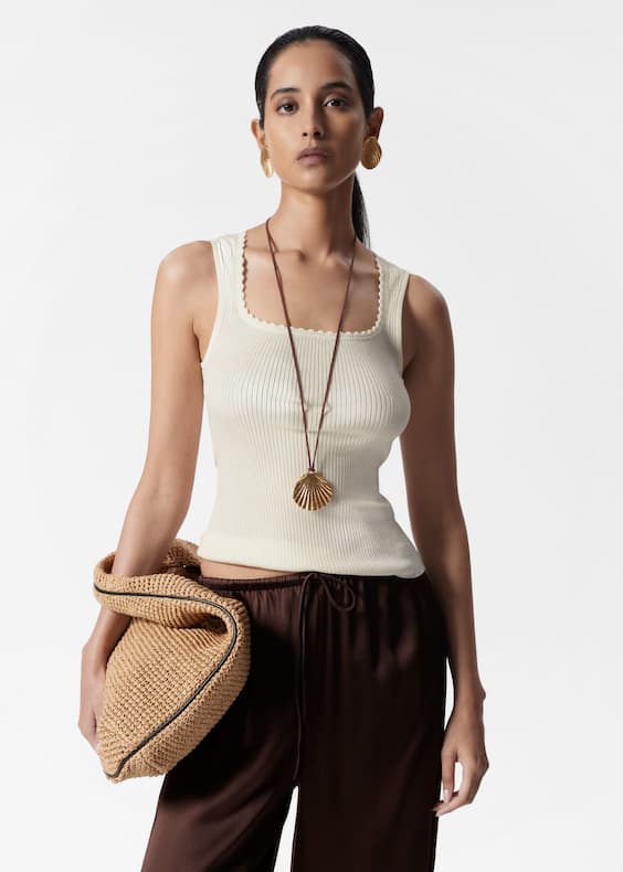 Rib-Knit Tank Top
