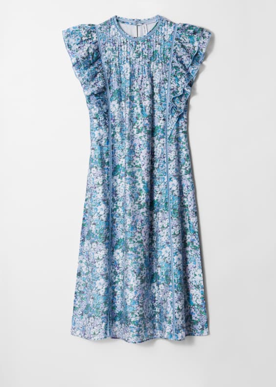Frill Midi Dress