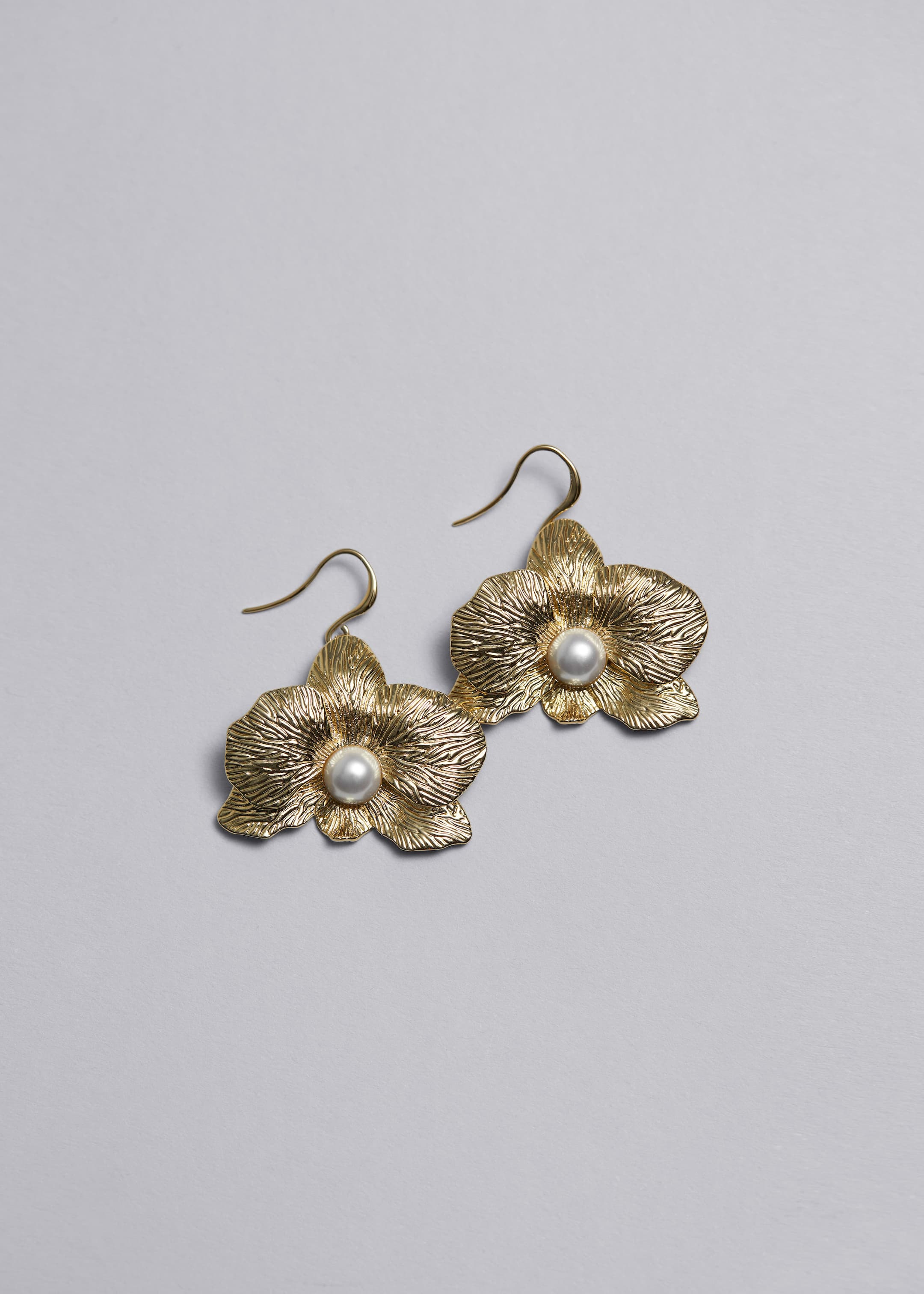 Boucles d’oreilles en forme de fleurs - Doré - Still Life