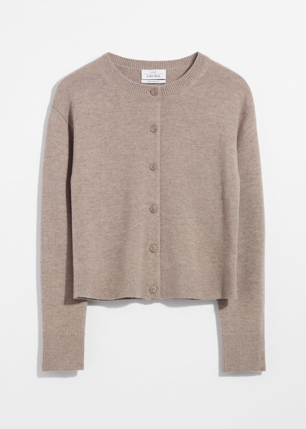 Boxy Merino Wool Cardigan