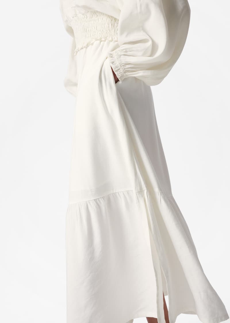 Tiered Midi Skirt