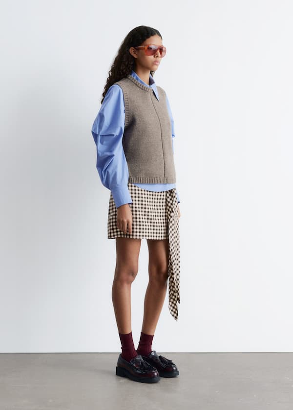 Knitted Sweater Vest
