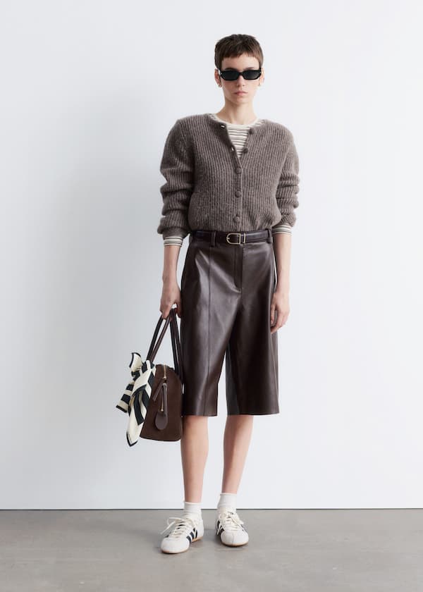 Rib-Knit Cardigan