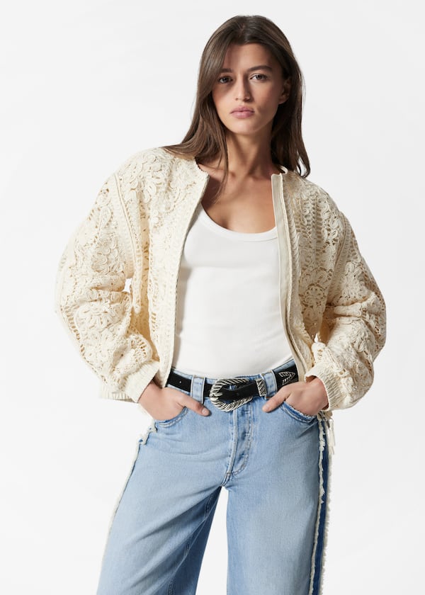 Boxy Braided Jacket