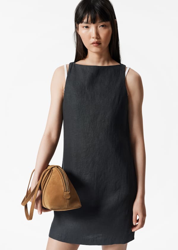 Linen Mini Dress