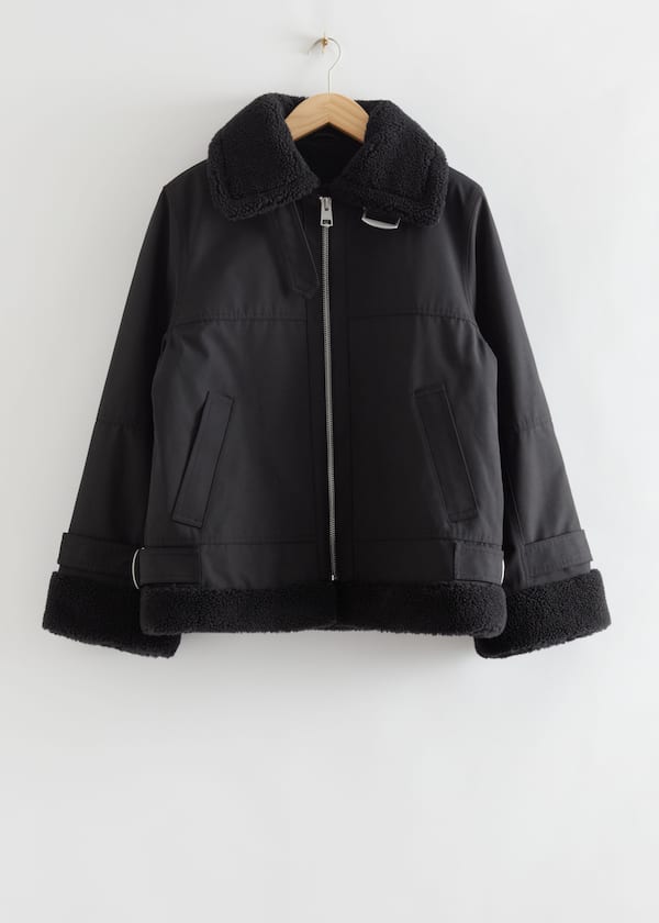Relaxed Aviator Jacket