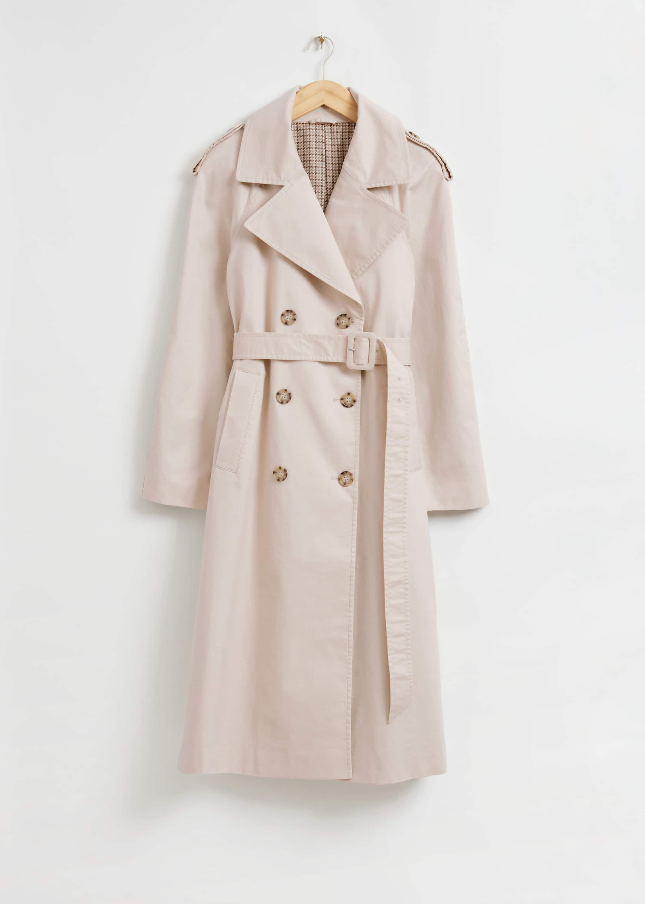 Classic Relaxed Trench Coat - Beige - Still Life