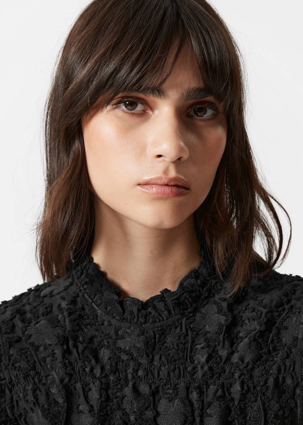 Smocked Peplum Top - Black - Tanktops & Camisoles - & Other