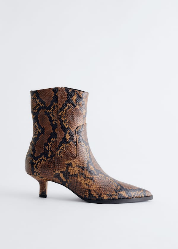 Kitten Heel Ankle Boots