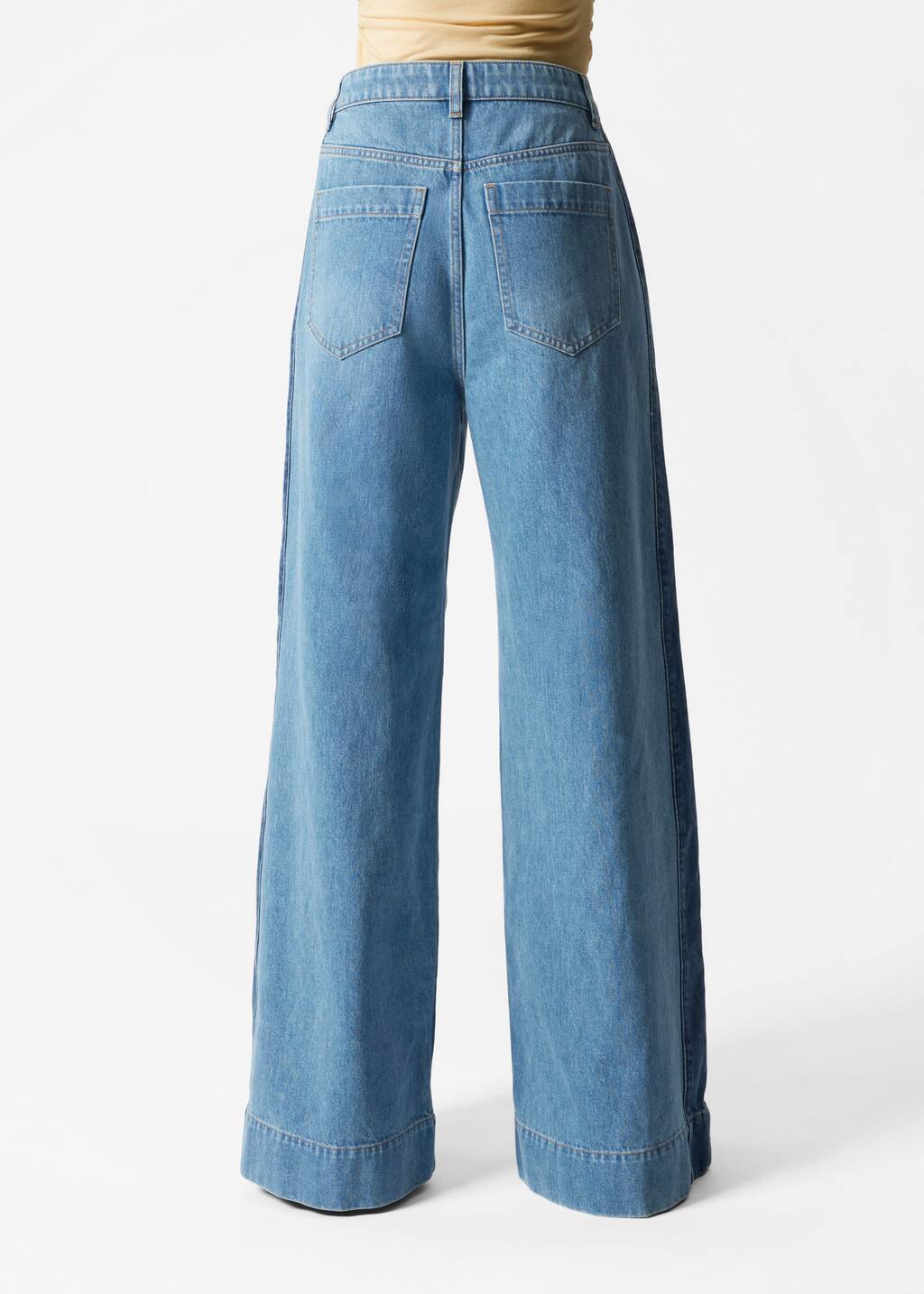 【VACANT Archive】送料込み HEIDI LONG LENGTH TURN-UP DENIM WRUP Curvy Denim - Zip High Waisted - Petite Length - Dark