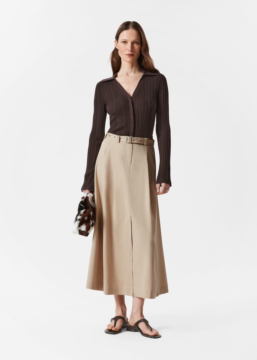 【BAON】Gyoreu Banding Shirring Cargo Midi Skirt BAON】Gyoreu Banding Shirring Cargo Midi Skirt (BAON