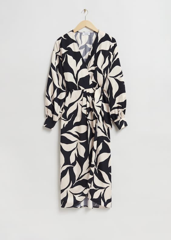 V-Neck Wrap Dress
