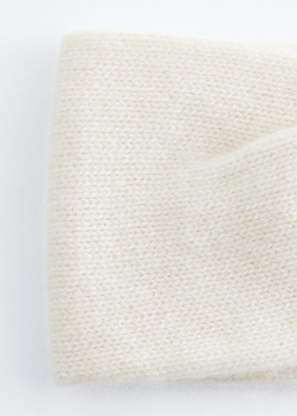 Twist-Front Cashmere Headband