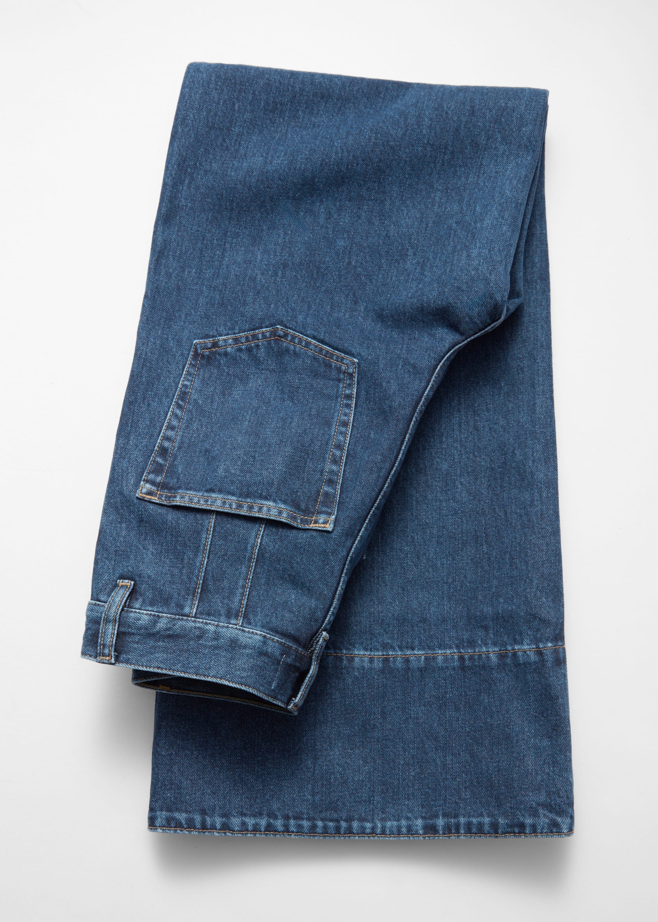 Jeans mit weitem Bein - {{variantName}} - Beschreibendes Detail