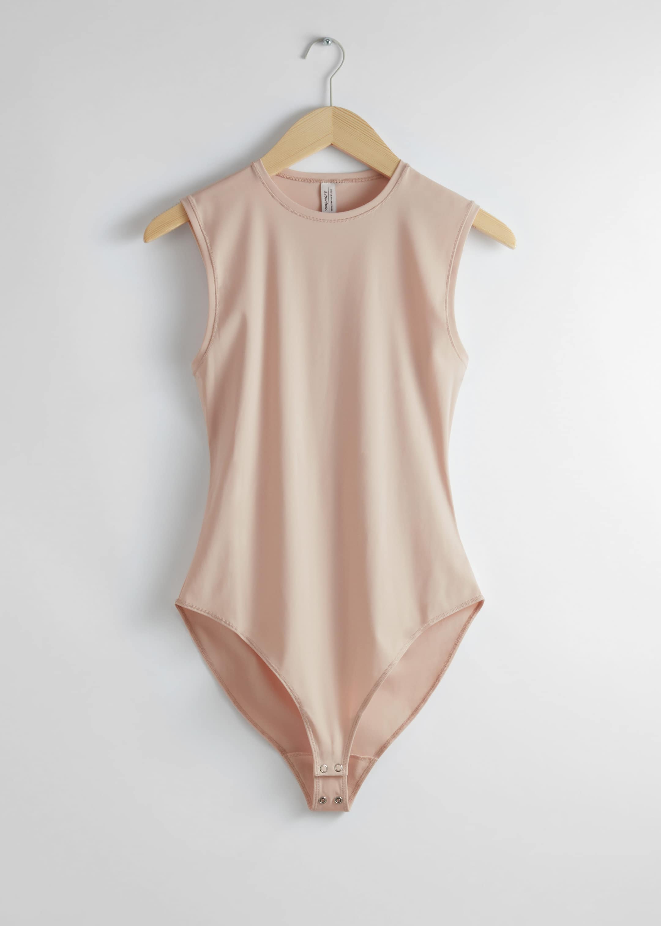 Slim Sleeveless Bodysuit - Beige - Still Life