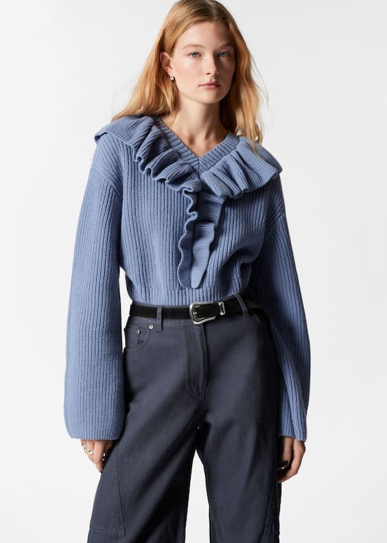 Ruffled Jumper