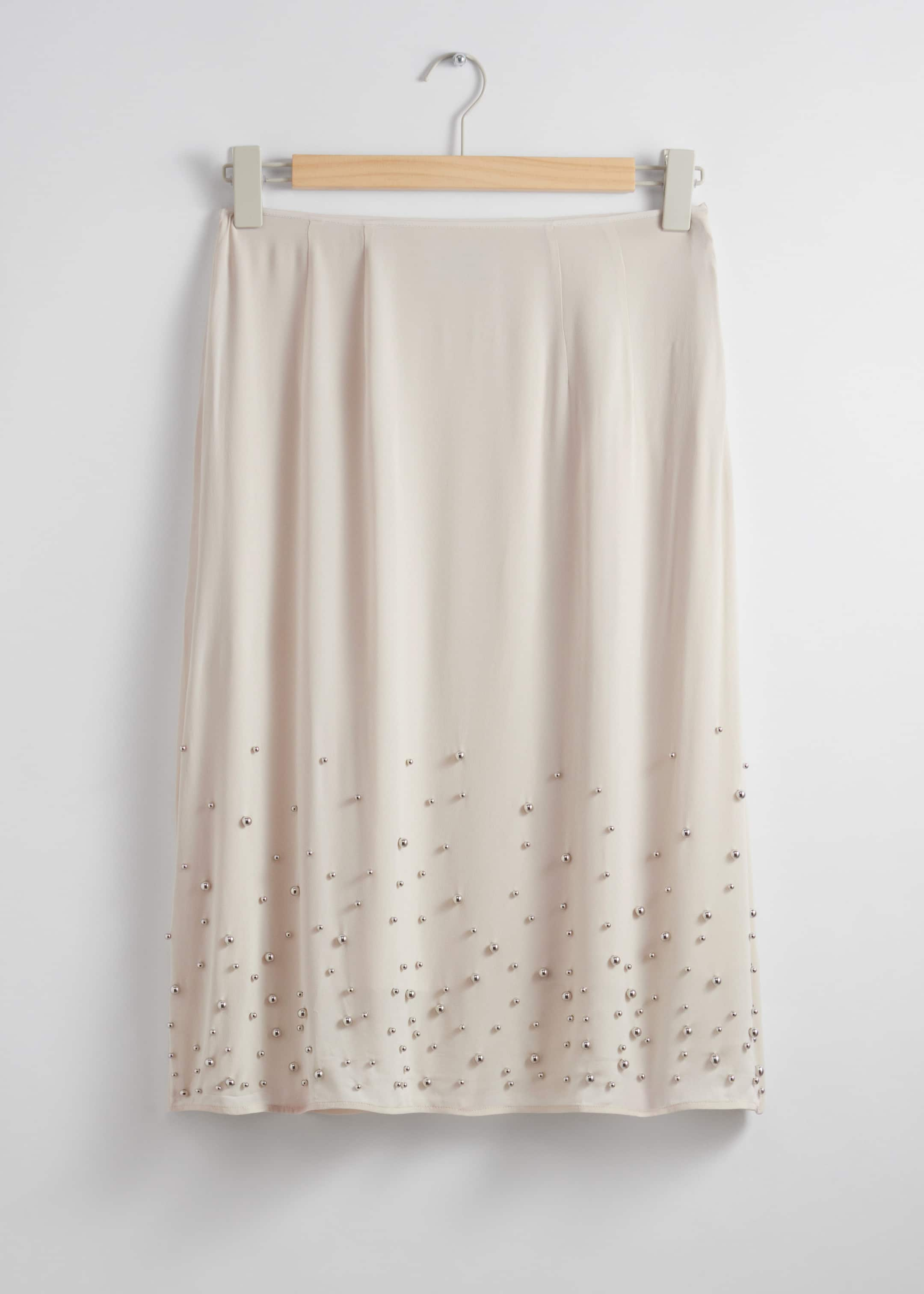 Studded Midi Skirt