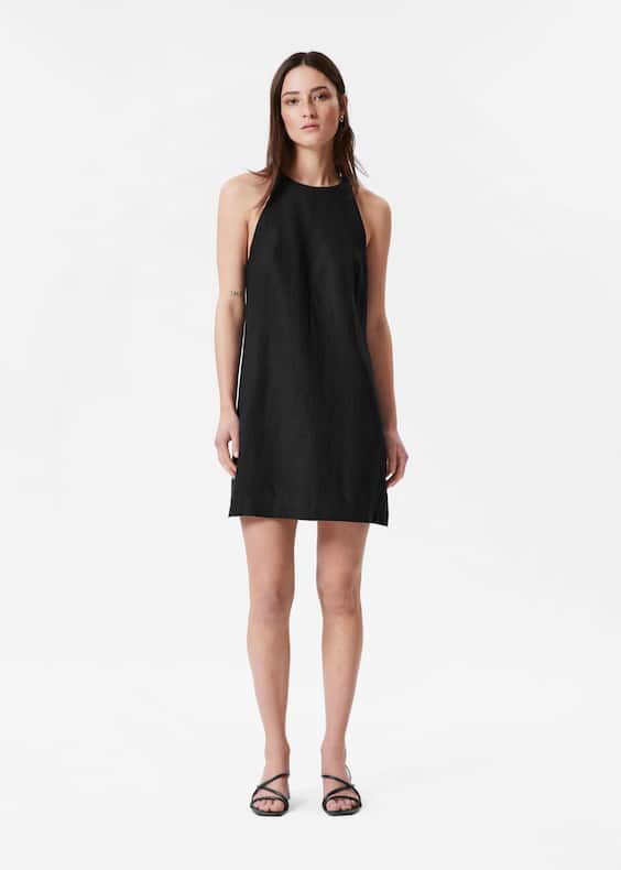 Linen A-Line Dress