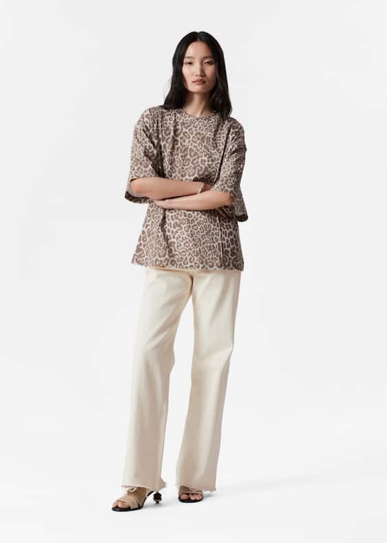 Structured T-shirt
