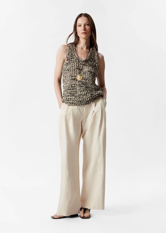 Wide-Leg Trousers