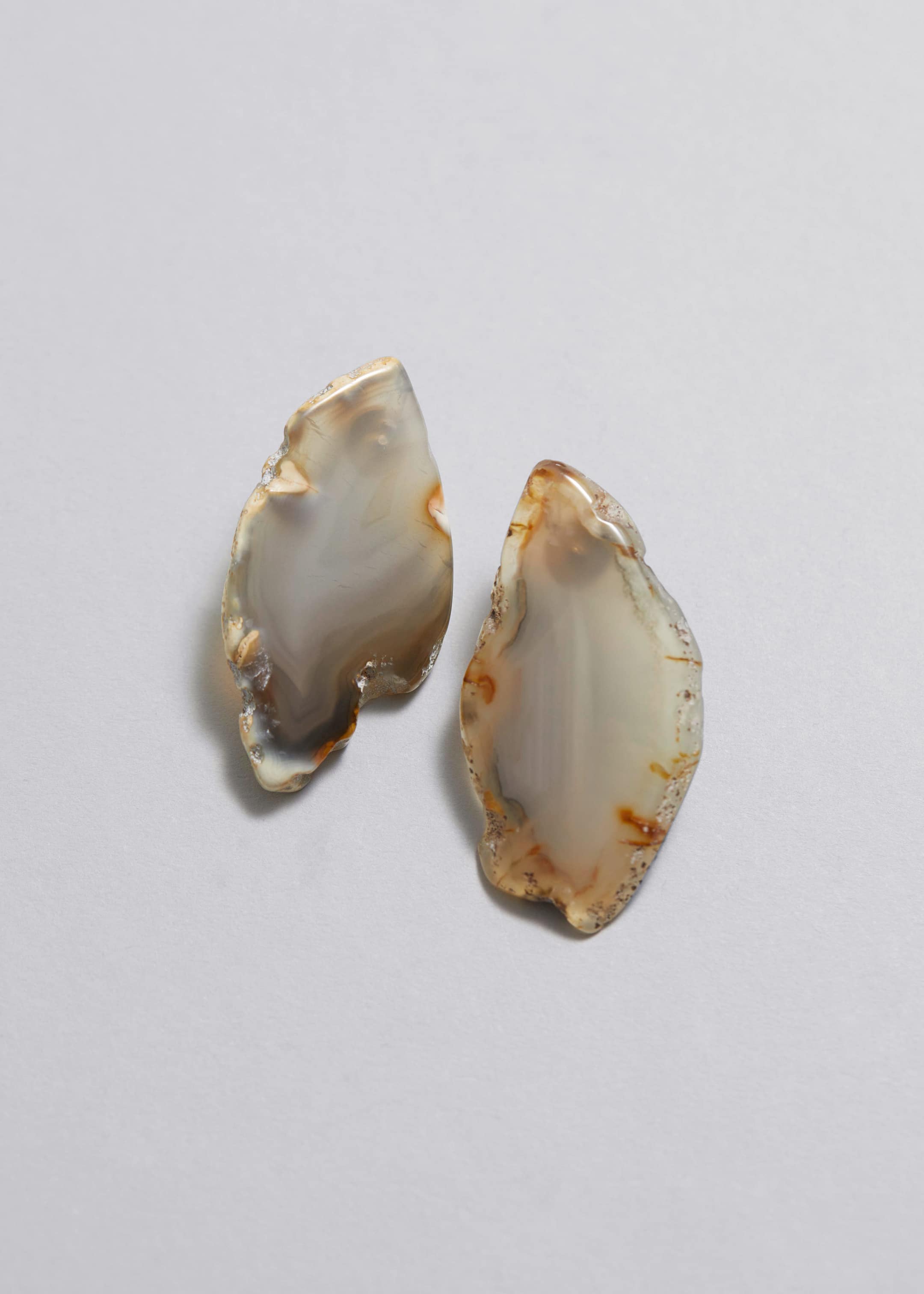 Semi-Precious Stone Earrings - Stone - Still Life