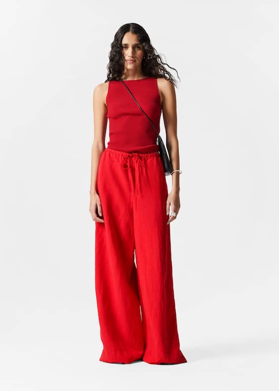Relaxed Drawstring Trousers