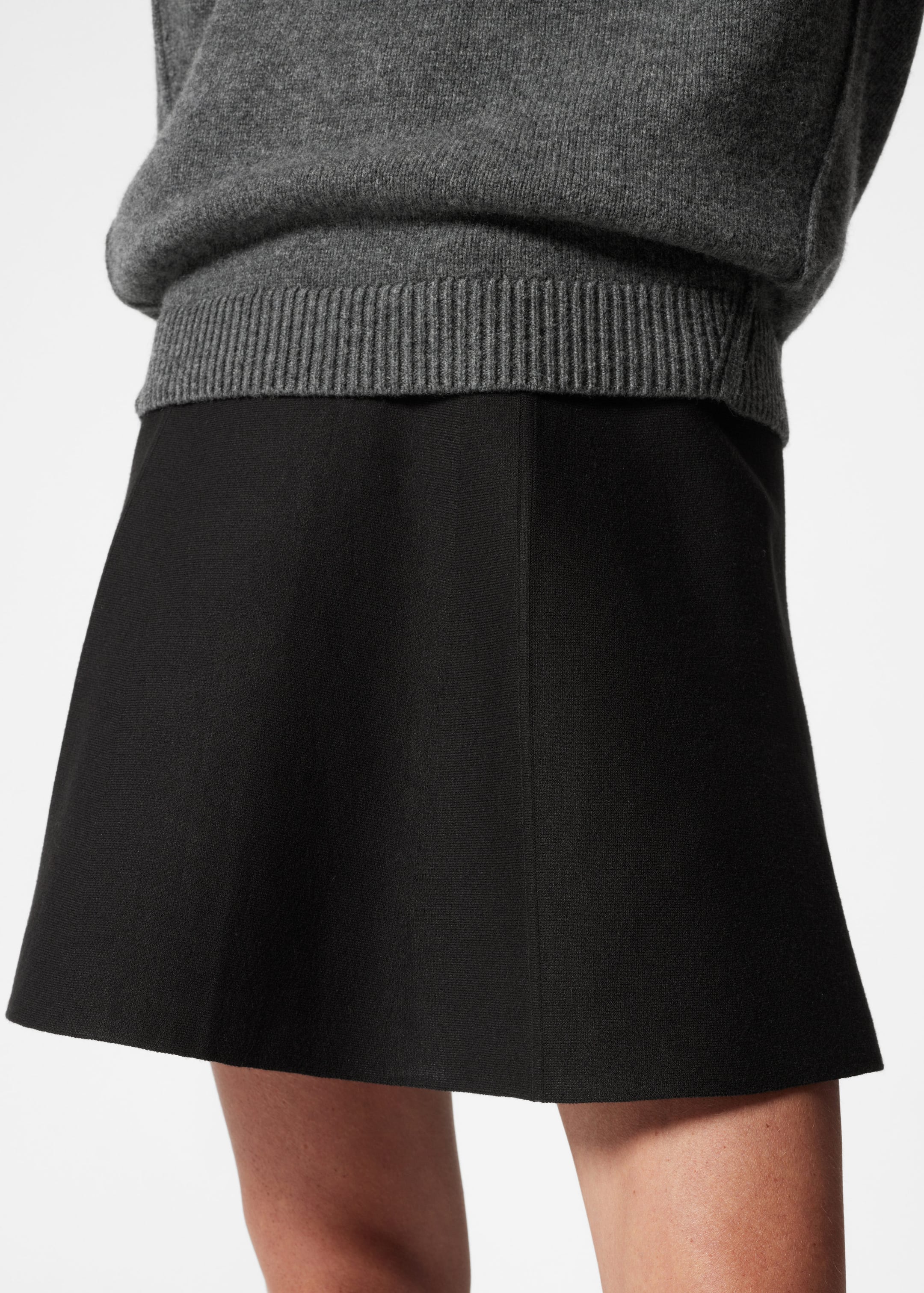 Knit flip skirt hotsell